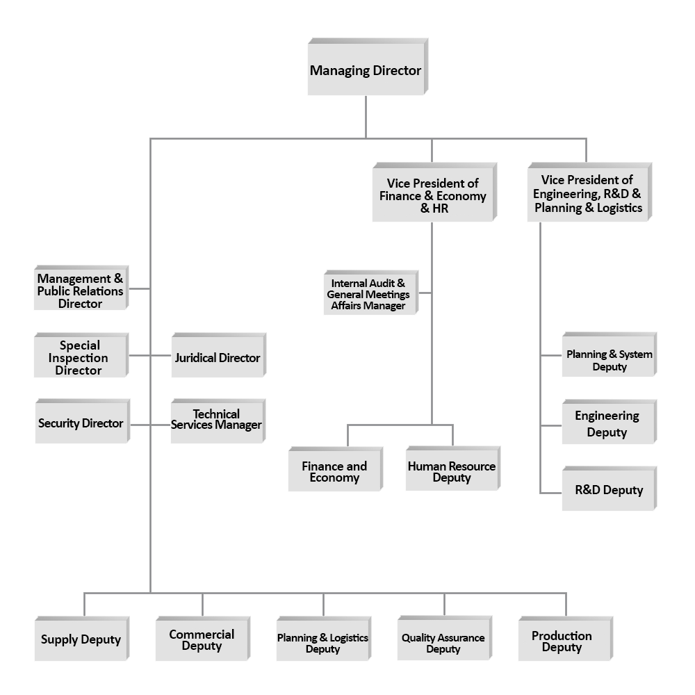 Organizational Chart : Mega Motor